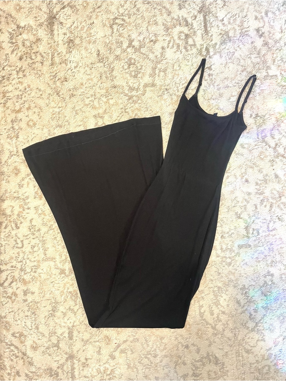 SKIMS Black Maxi Slip Dress